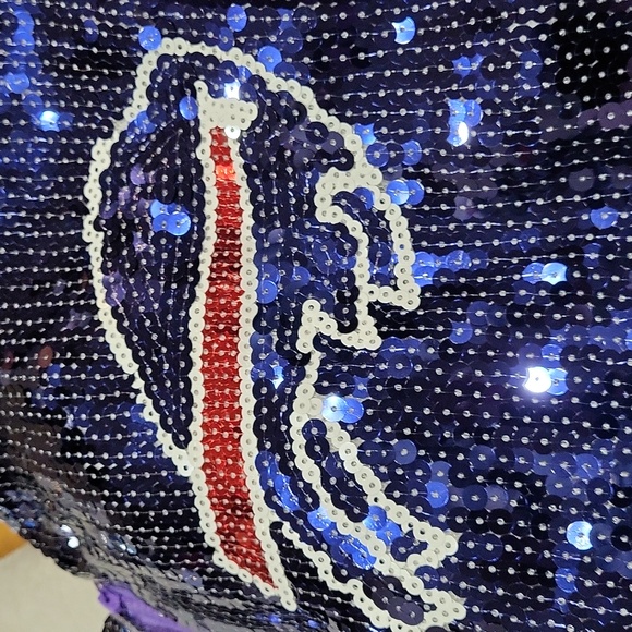 Buffalo Bills Football Sequin Jacket - Picture 9 of 13